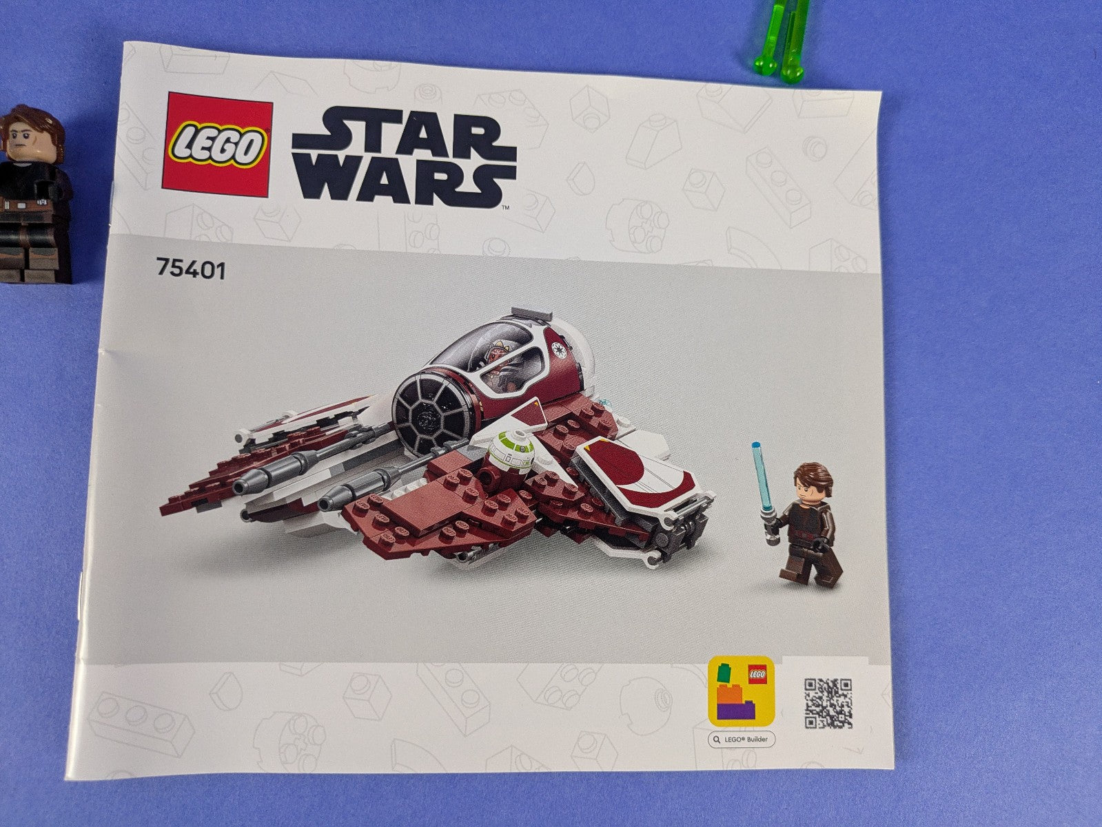 Lego Star Wars: The Clone Wars: Ahsoka's Jedi Interceptor Set 75401 Complete Set