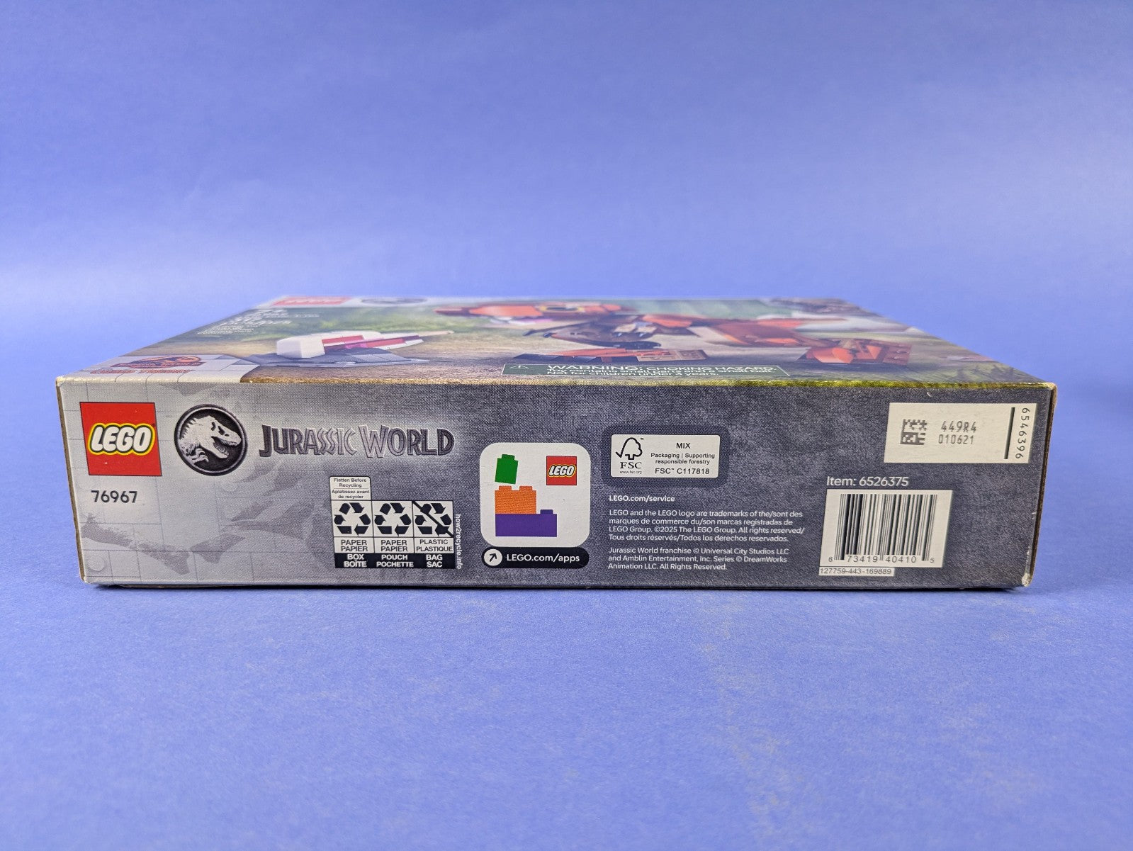 Lego Jurassic World: Chaos Theory: Little Eatie: T. rex Set 76967 BRAND NEW