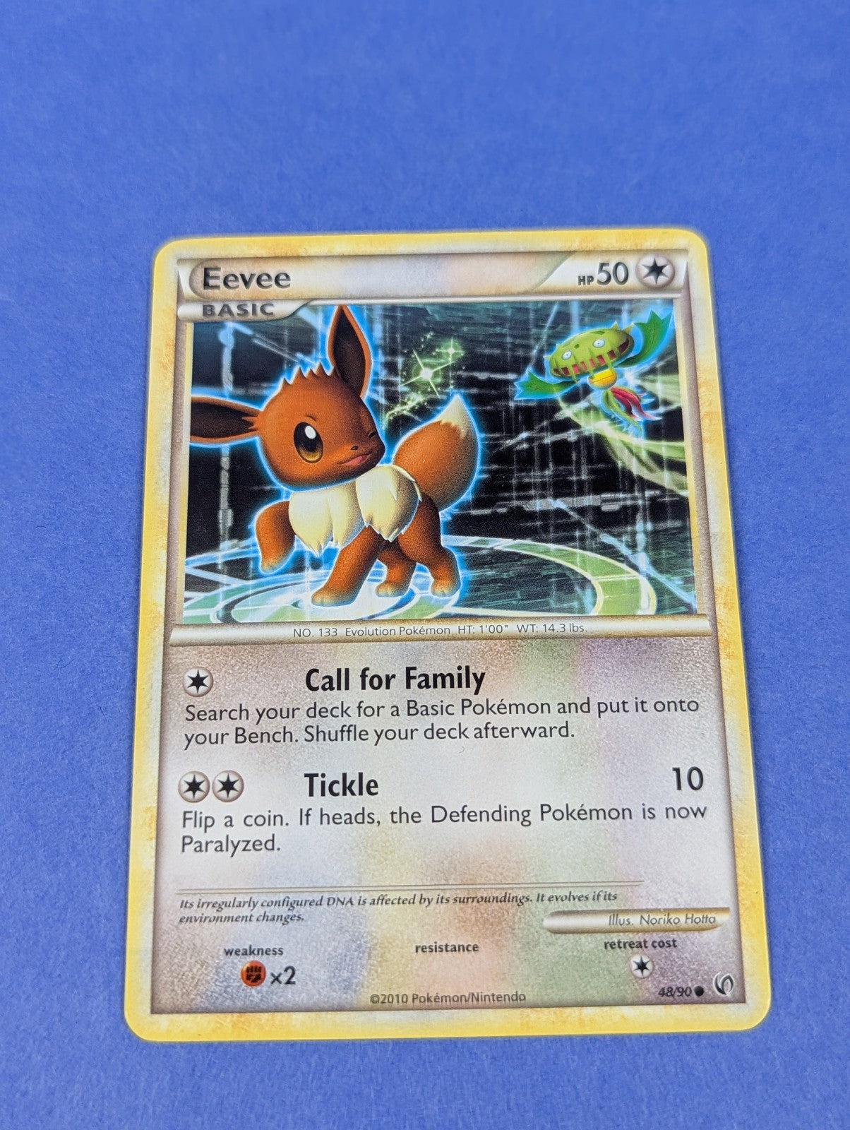 Eevee - 48/90 - Common HS Undaunted - Pokemon Card - MP