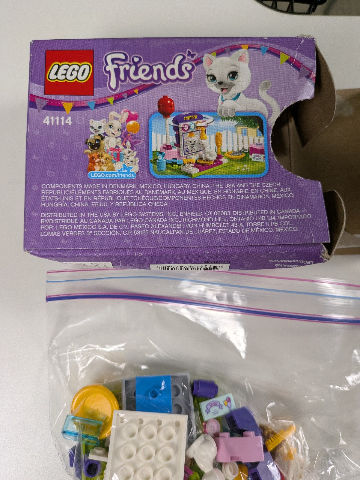 Lego Friends: Party Styling Set 41114 - No Instructions