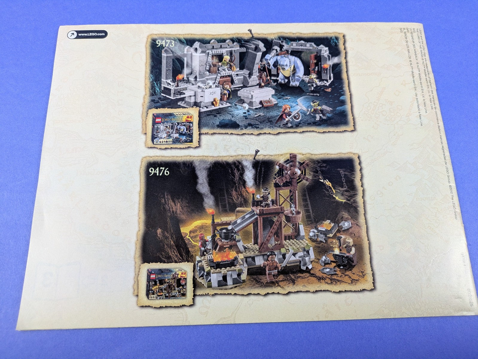 LEGO The Hobbit The Lord of the Rings The Battle of Helm's Deep 9474 Pre-Owned
