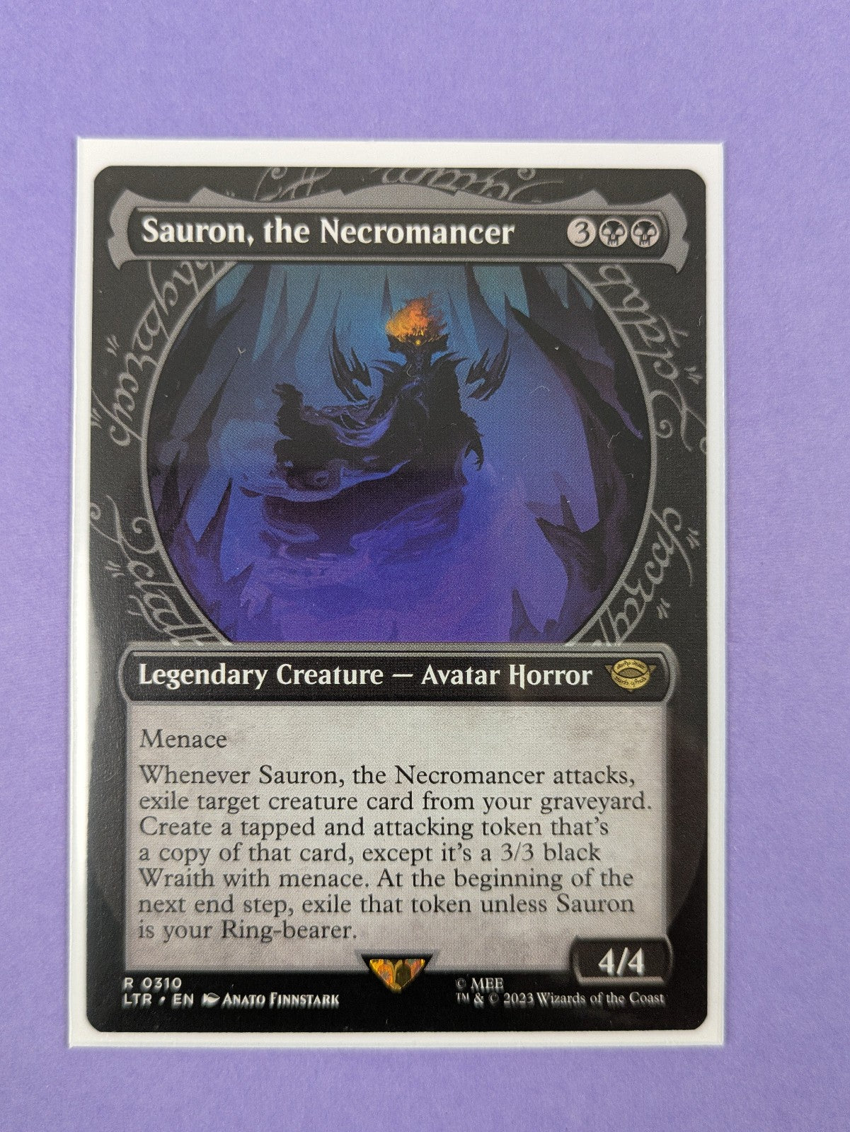 MTG: The Lord of the Rings: Sauron, the Necromancer #0310 Rare - NM