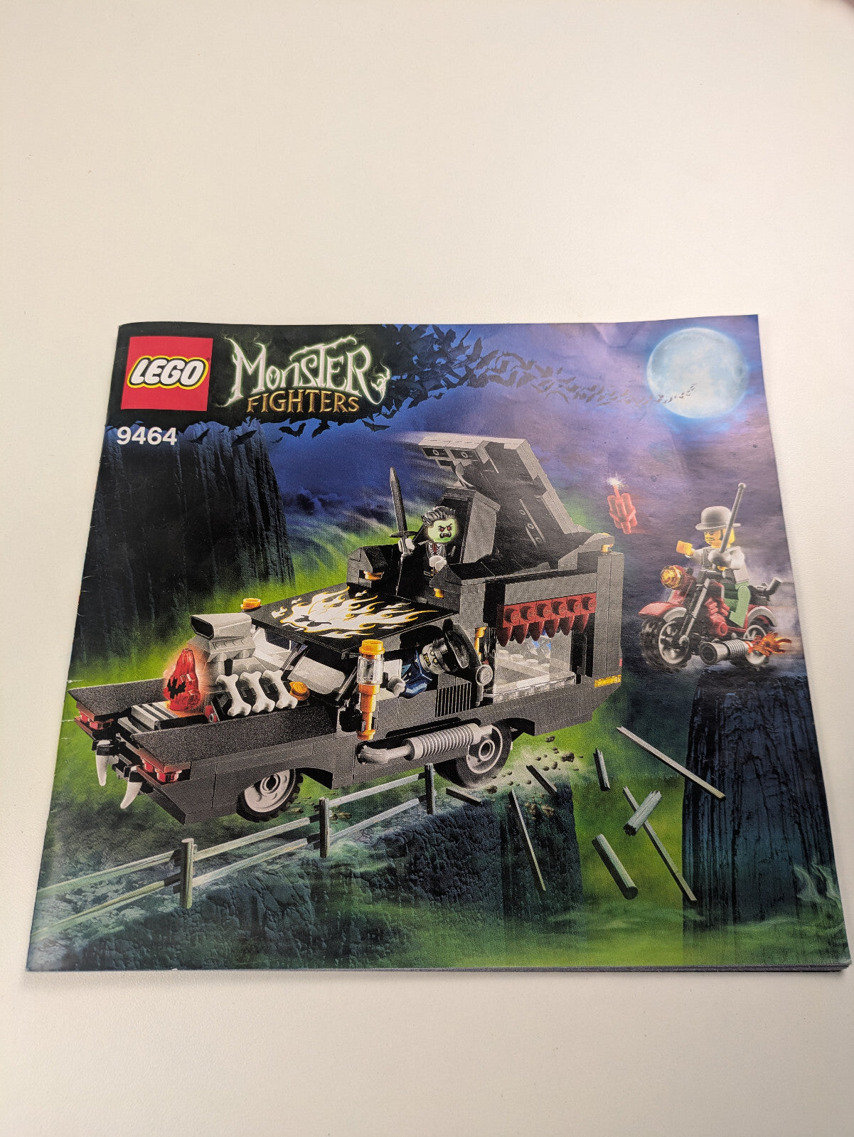 Lego Monster Fighters: The Vampyre Hearse Set 9464 - w/ Instructions