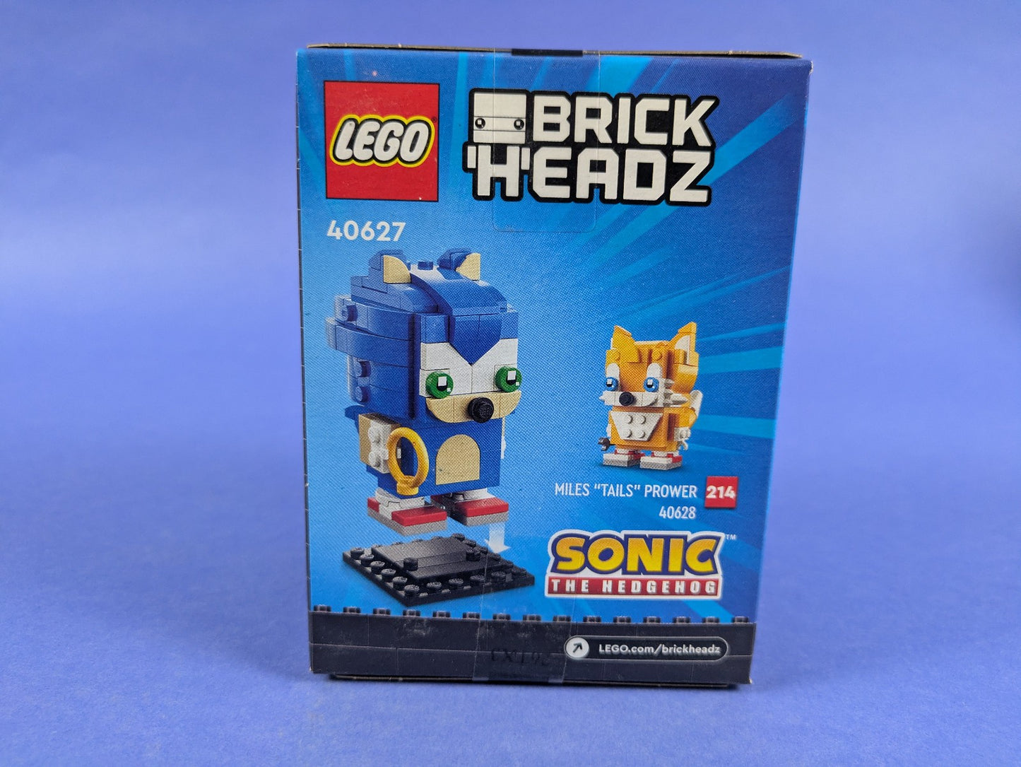 Lego BrickHeadz: Sonic the Hedgehog: Sonic the Hedgehog Set 40627 BRAND NEW