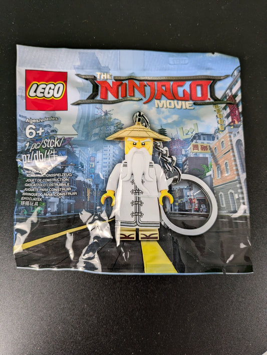 Lego Key Chain: The LEGO NINJAGO Movie: Ninjago Master Wu Key Chain Set 5004915