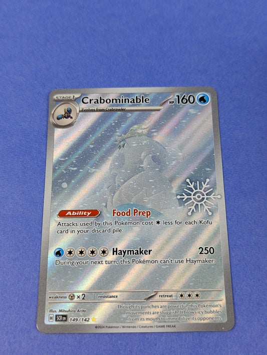 Crabominable - 149/142 - Illustration Rare Stellar Crown Promo - Pokemon - NM