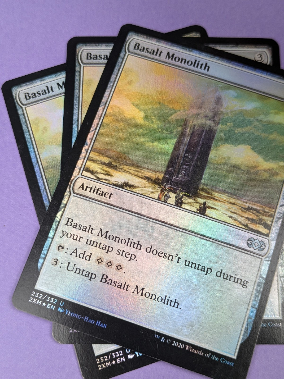 MTG Magic: Double Masters: Basalt Monolith Foil #232/332 Uncommon - NM