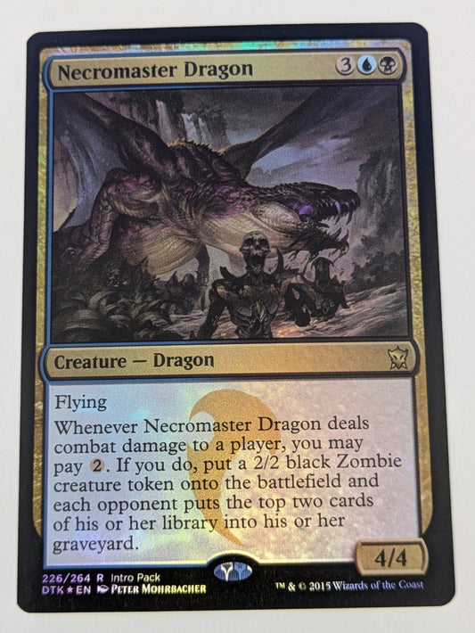 MTG: Dragons of Tarkir Promos: Necromaster Dragon Foil #226/264 Promotional - LP