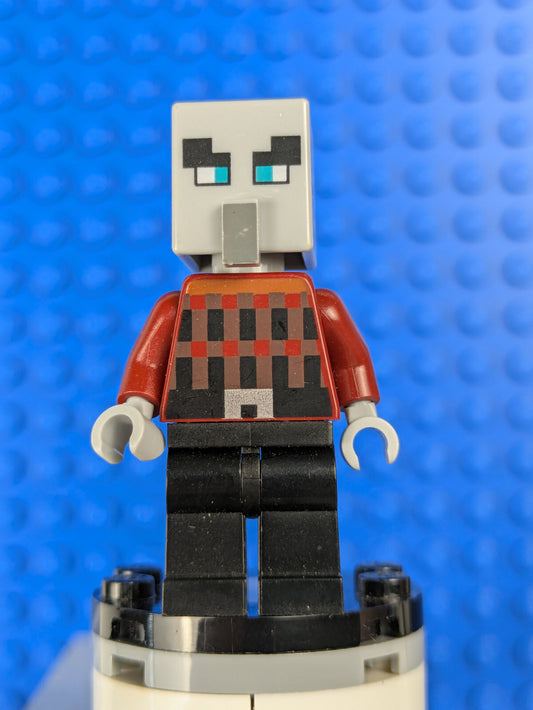 Lego Minecraft: Illager (Pillager) - Wide Eyes min081 Sets 21159, 662306