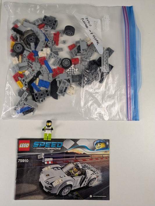 Lego SPEED CHAMPIONS: Porsche 918 Spyder Set 75910 - w/ Instructions