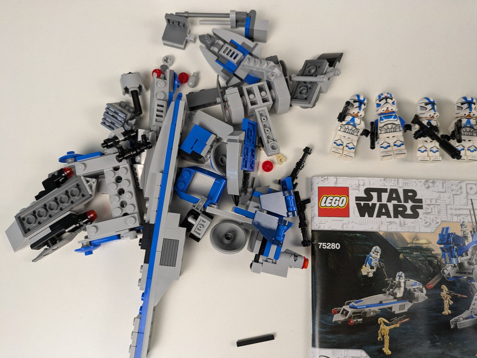 Lego Star Wars: The Clone Wars: 501st Legion Clone Troopers Set 75280 - Complete