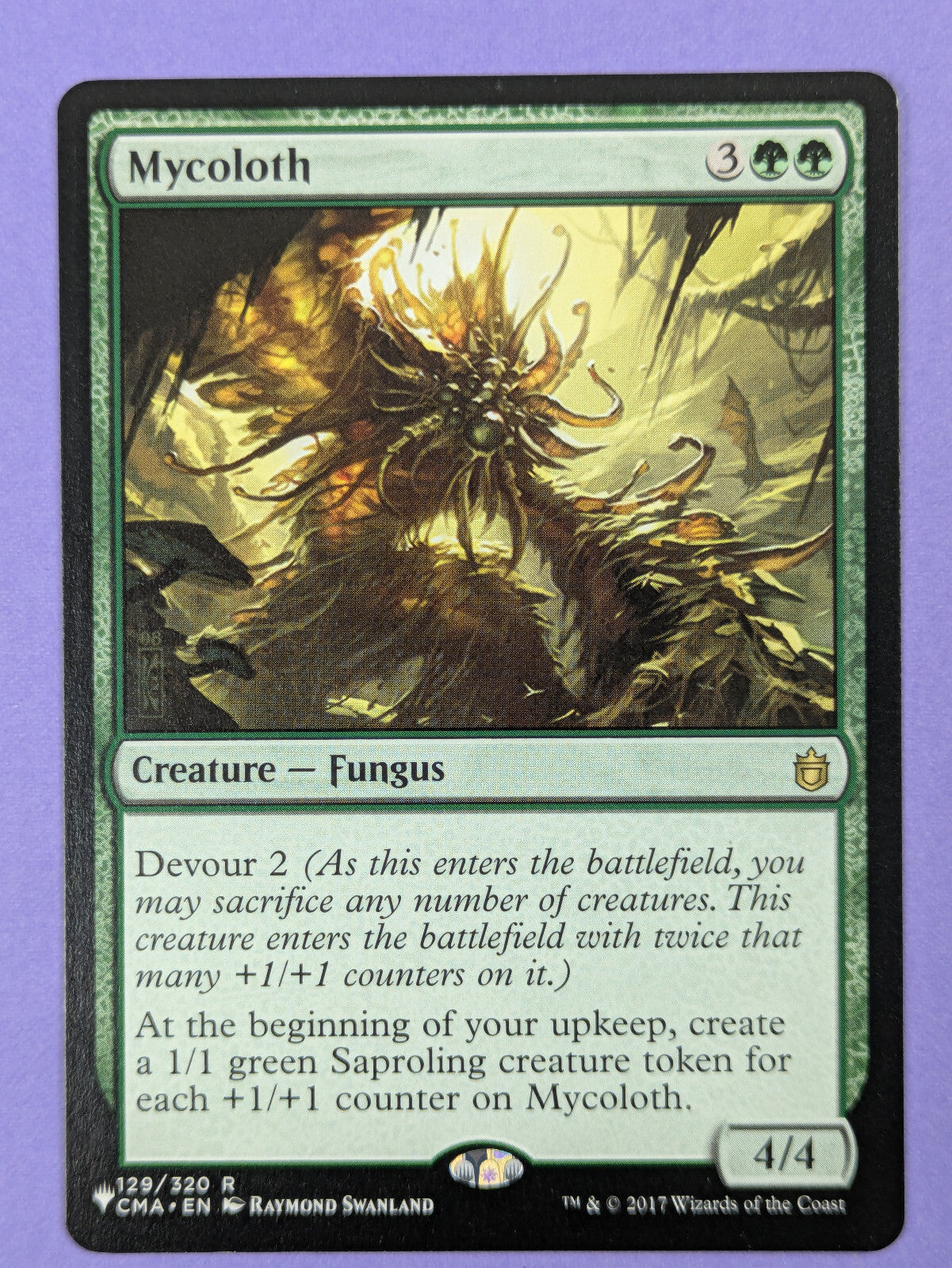 MTG Magic The Gathering: The List: Mycoloth - CMA Reprint #129/320 Rare - NM