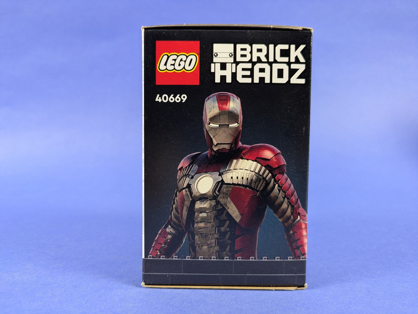 Lego BrickHeadz: Super Heroes: Iron Man 2: Iron Man MK5 Set 40669 BRAND NEW