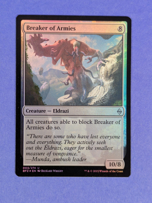 MTG Magic: Battle for Zendikar: Breaker of Armies Foil #003/274 Uncommon - NM