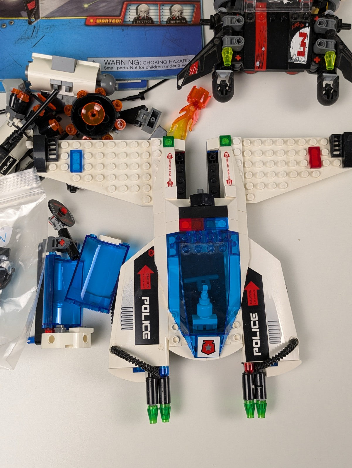 Lego Space: Space Police III: Hyperspeed Pursuit Set 5973 - w/ Instructions