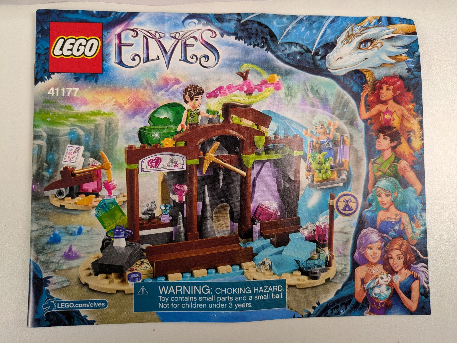 Lego Elves: The Precious Crystal Mine Set 41177 - w/ Instructions