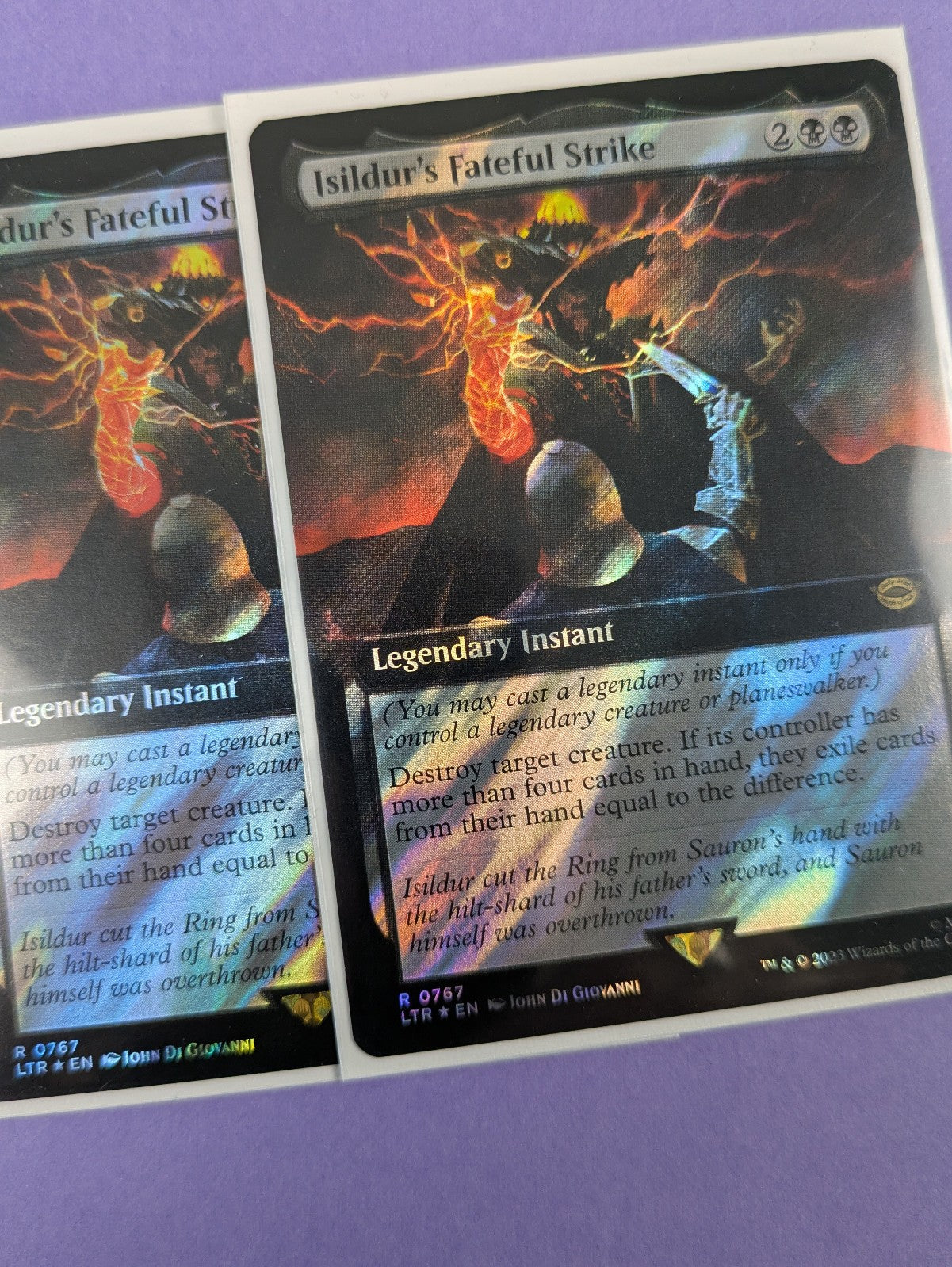 MTG: The Lord of the Rings: Isildur's Fateful Strike Surge Foil #0767 Rare - NM