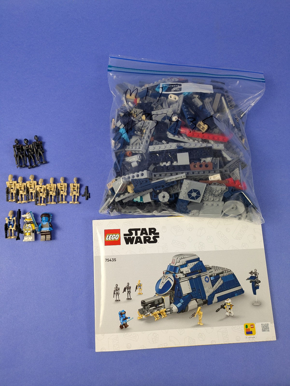 LEGO Star Wars Battle of Felucia Separatist MTT 75435 Complete Set Pre-Owned