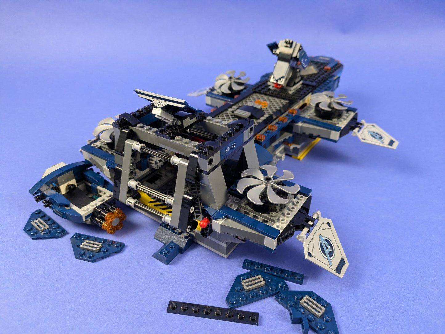 LEGO Super Heroes Avengers Helicarrier 76153 Incomplete Set Pre-Owned