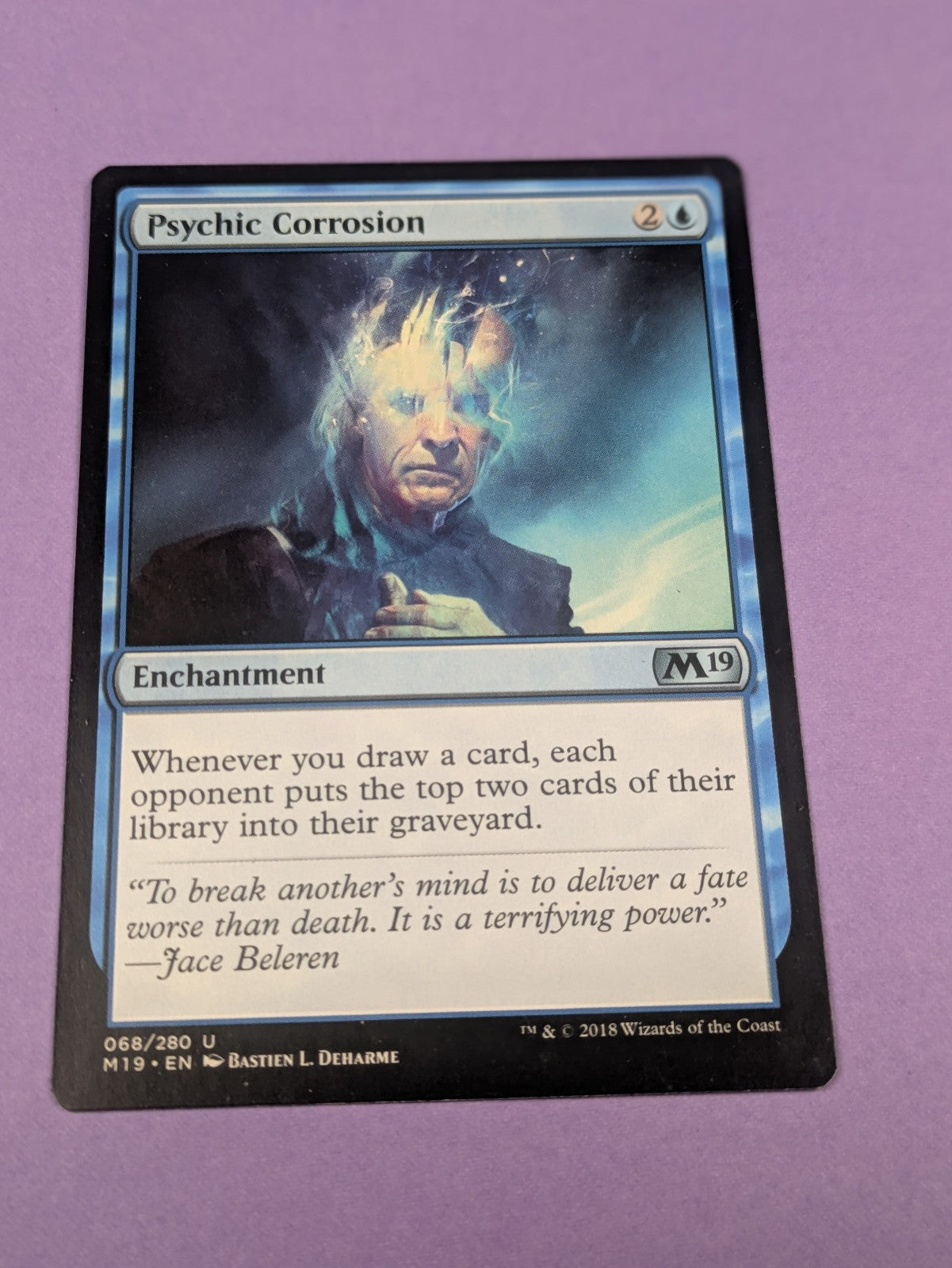 MTG Magic: Core Set 2019: Psychic Corrosion #068/280 Uncommon - NM