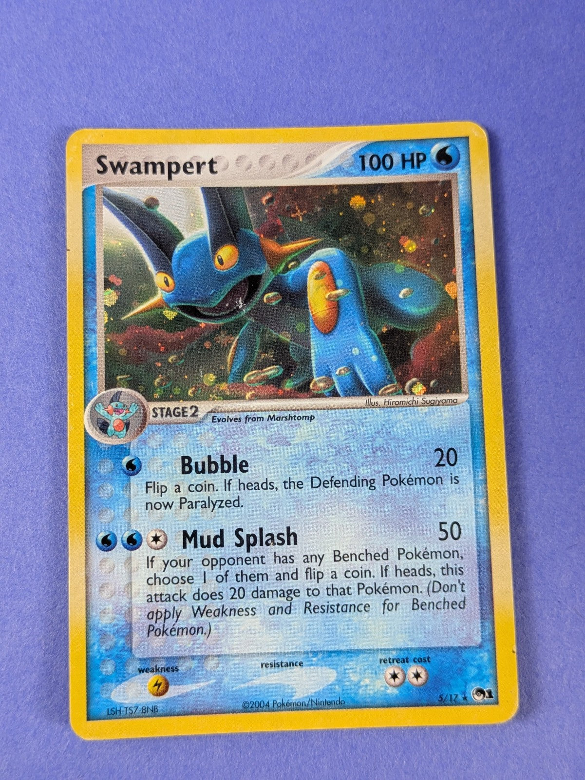 Swampert - 5/17 - Holo Rare POP Series 1 Promos - Pokemon Card - MP