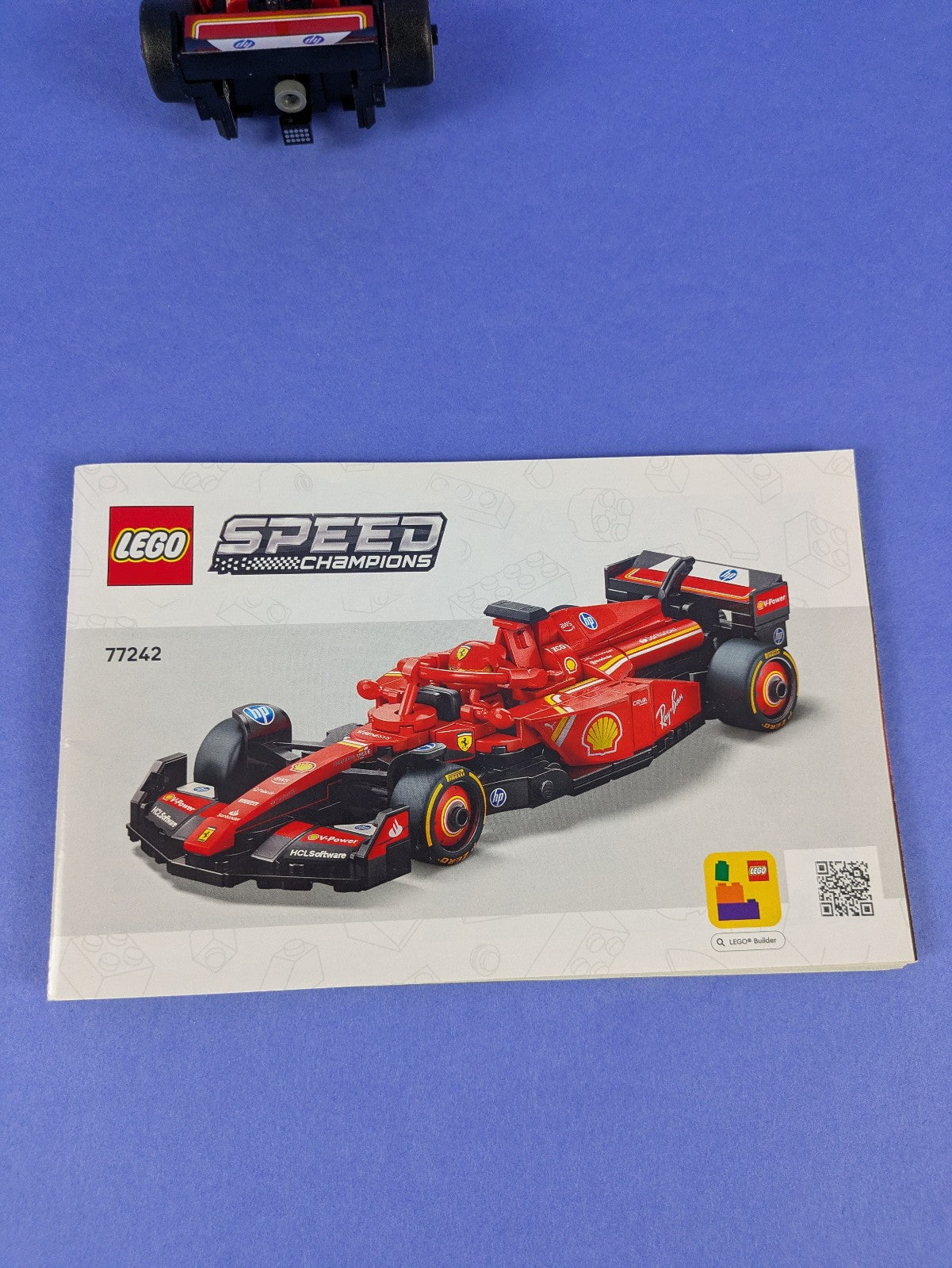 Lego SPEED CHAMPIONS: Ferrari SF-24 Set 77242 Complete Set