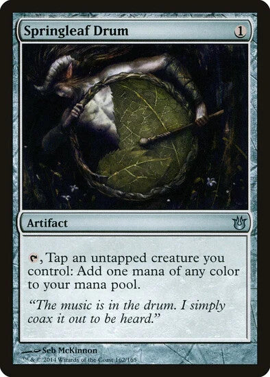 MTG: Magic The Gathering: Born of the Gods: Springleaf Drum - Near Mint