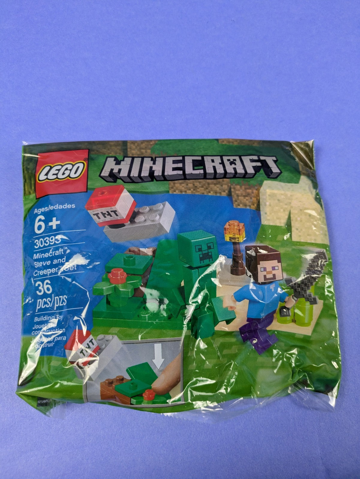 LEGO Minecraft Steve and Creeper Set Polybag 30393