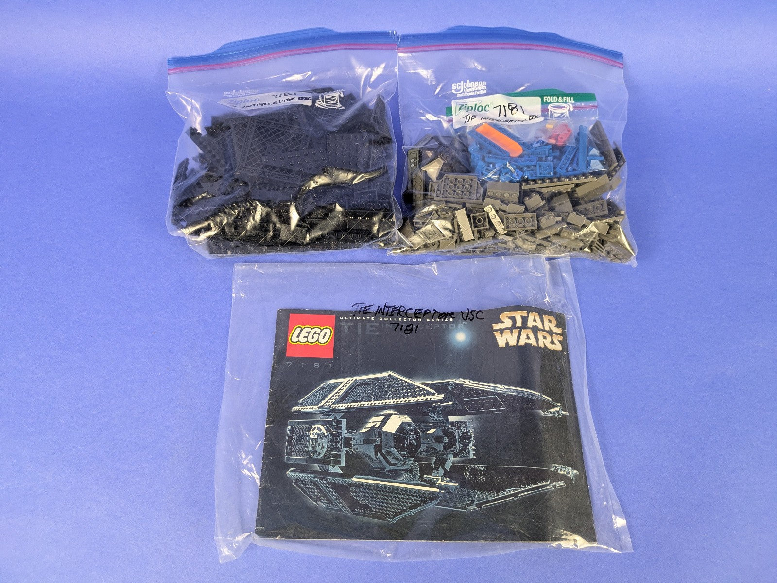 Lego Star Wars: Episode 4-6: TIE Interceptor - UCS Set 7181 w/ Instructions