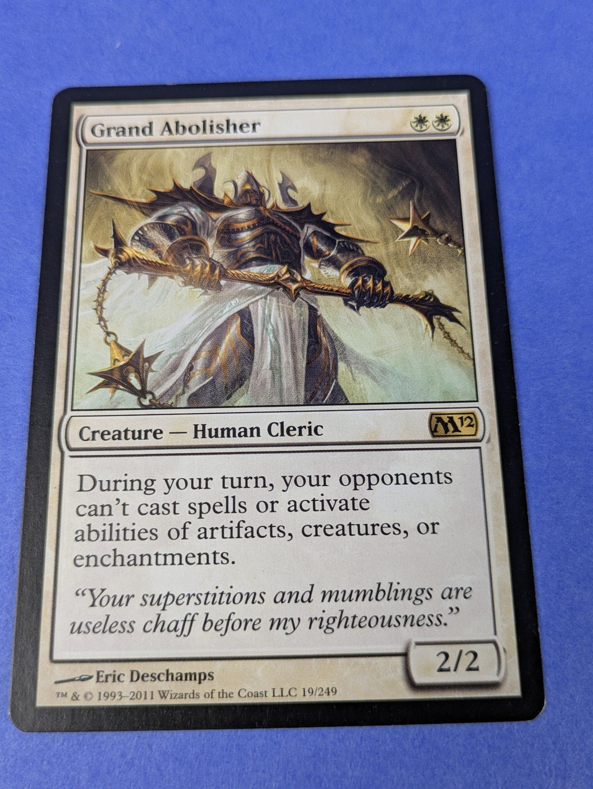 MTG Magic: Magic 2012: Grand Abolisher #19/249 Rare - NM
