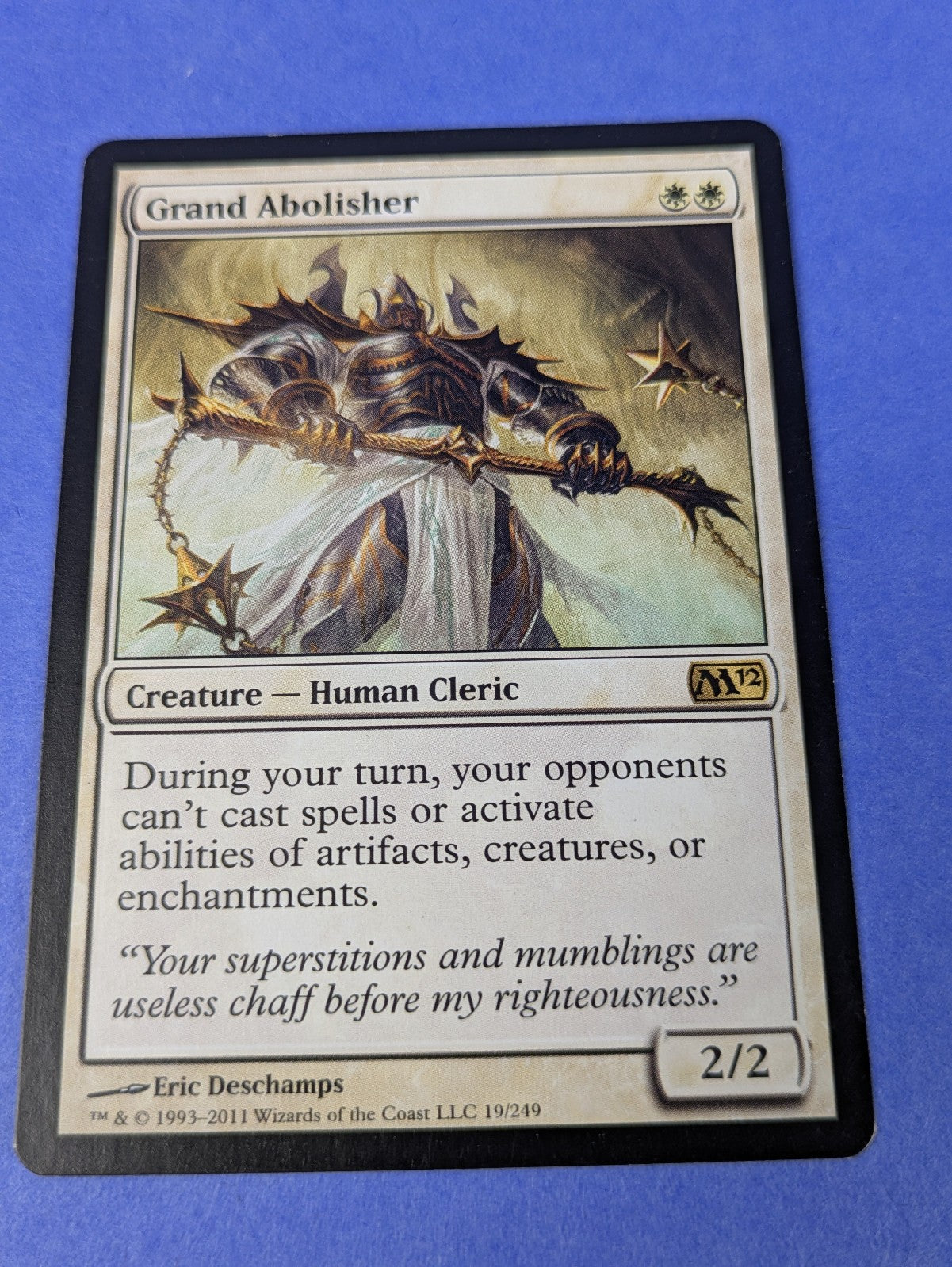 MTG Magic: Magic 2012: Grand Abolisher #19/249 Rare - NM