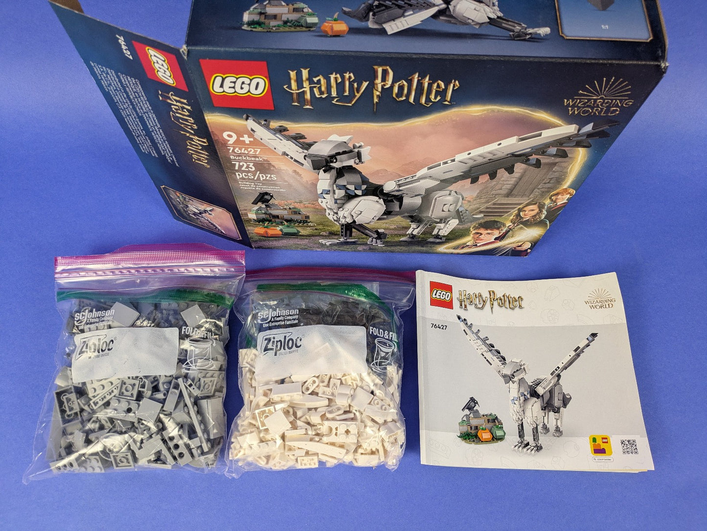 Lego Harry Potter: Sculptures: Buckbeak Set 76427 Complete Set