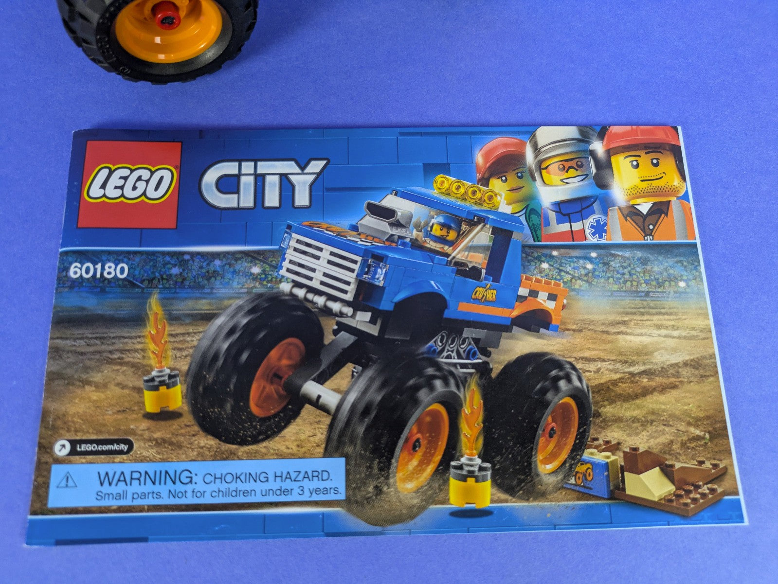 Lego Town: City: Race: Monster Truck 60180 w/ Instructions