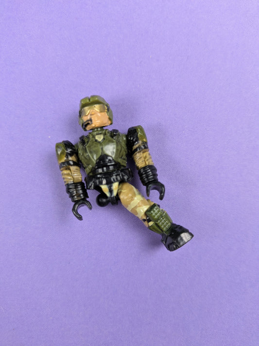 HALO Mega Bloks Construx UNSC Green Marine Tan 96978 Series 7
