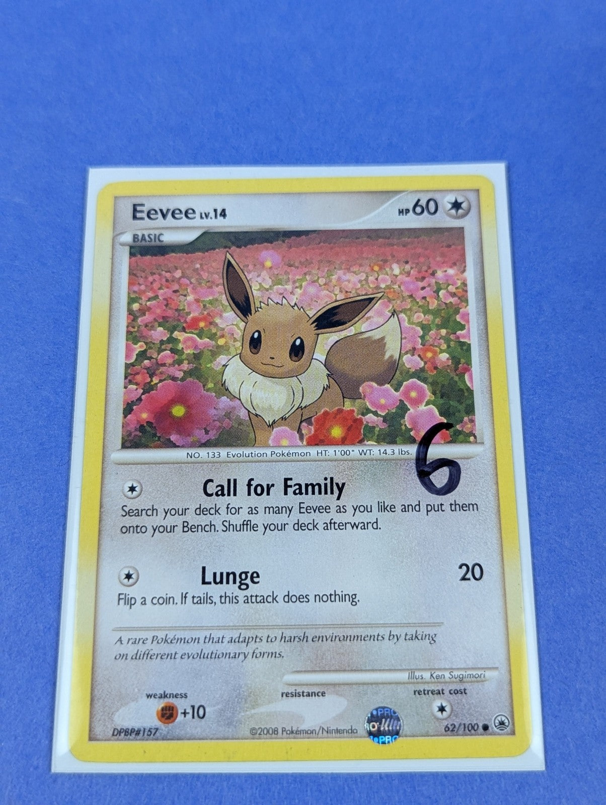 Eevee - 62/100 - Common Majestic Dawn - Pokemon Card - NM