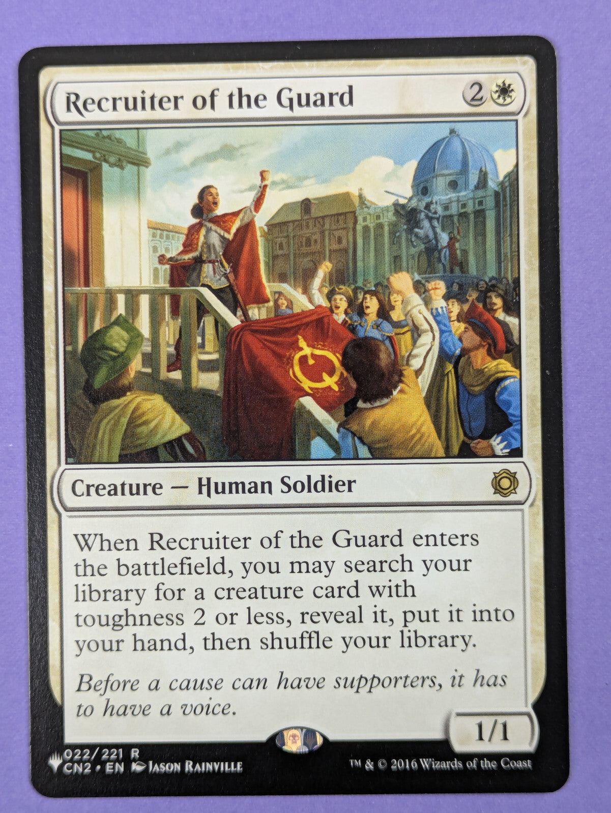 MTG Magic: The List: Recruiter of the Guard - CN2 Reprint #022/221 Rare - NM