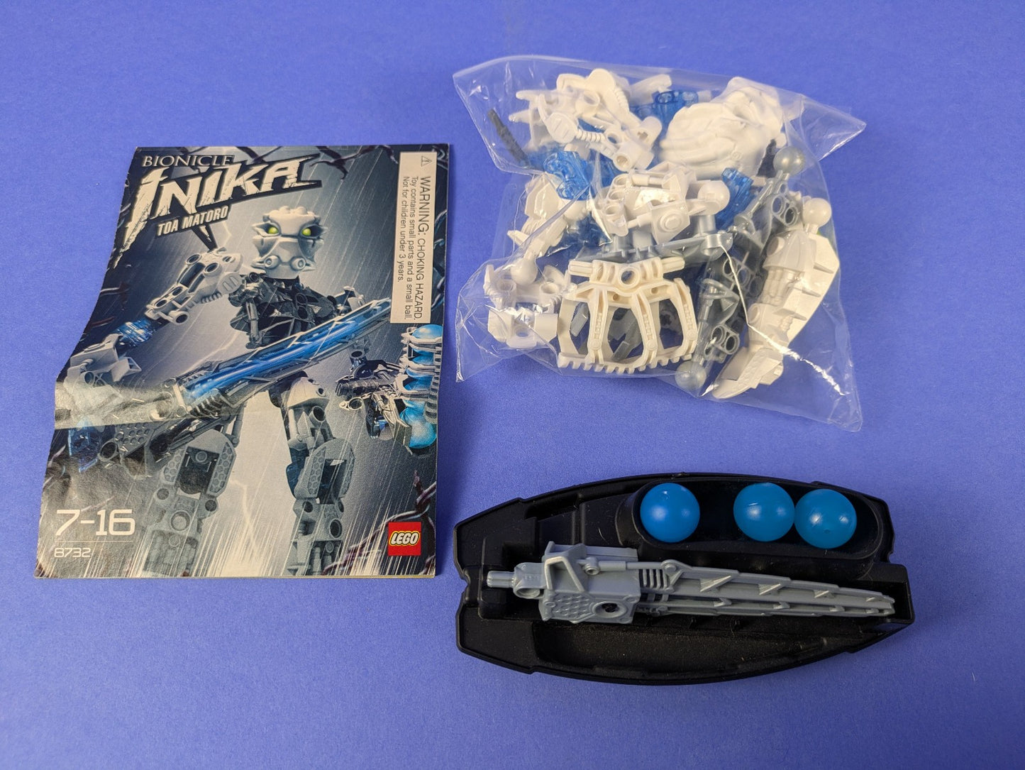 Lego BIONICLE: Toa Inika: Toa Matoro Set 8732 Complete Set