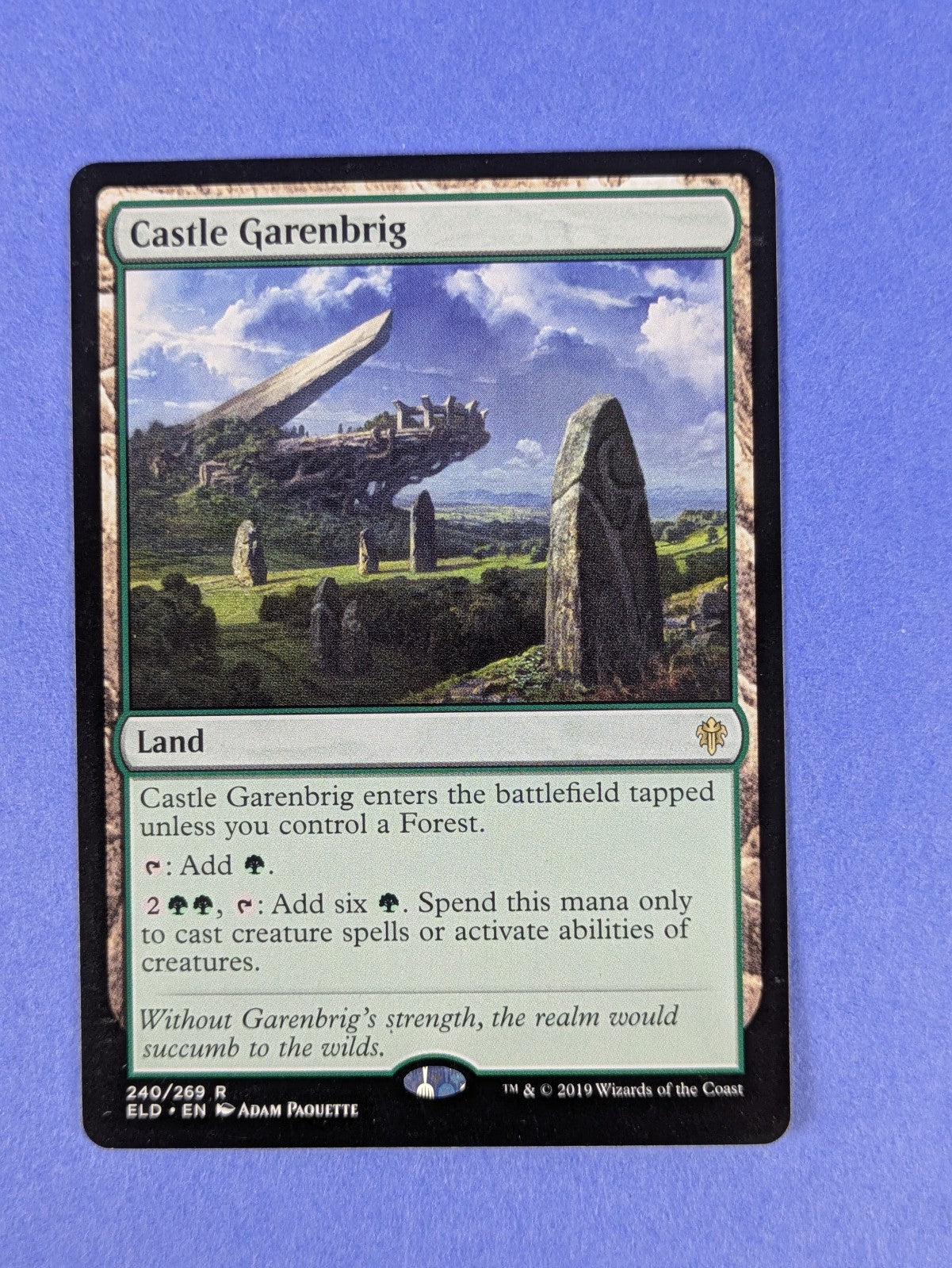 MTG Magic: Throne of Eldraine: Castle Garenbrig #240/269 Rare - LP