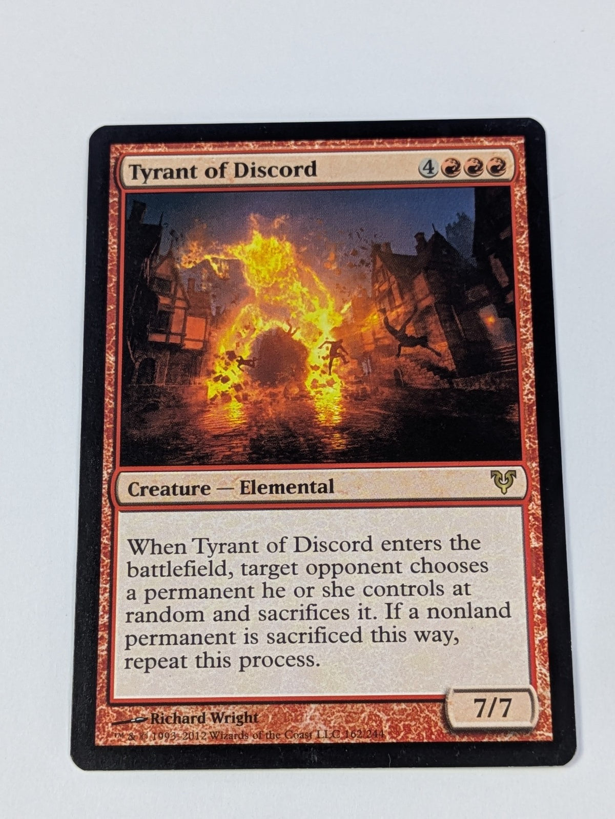MTG Magic: Avacyn Restored: Tyrant of Discord #162/244 Rare - LP