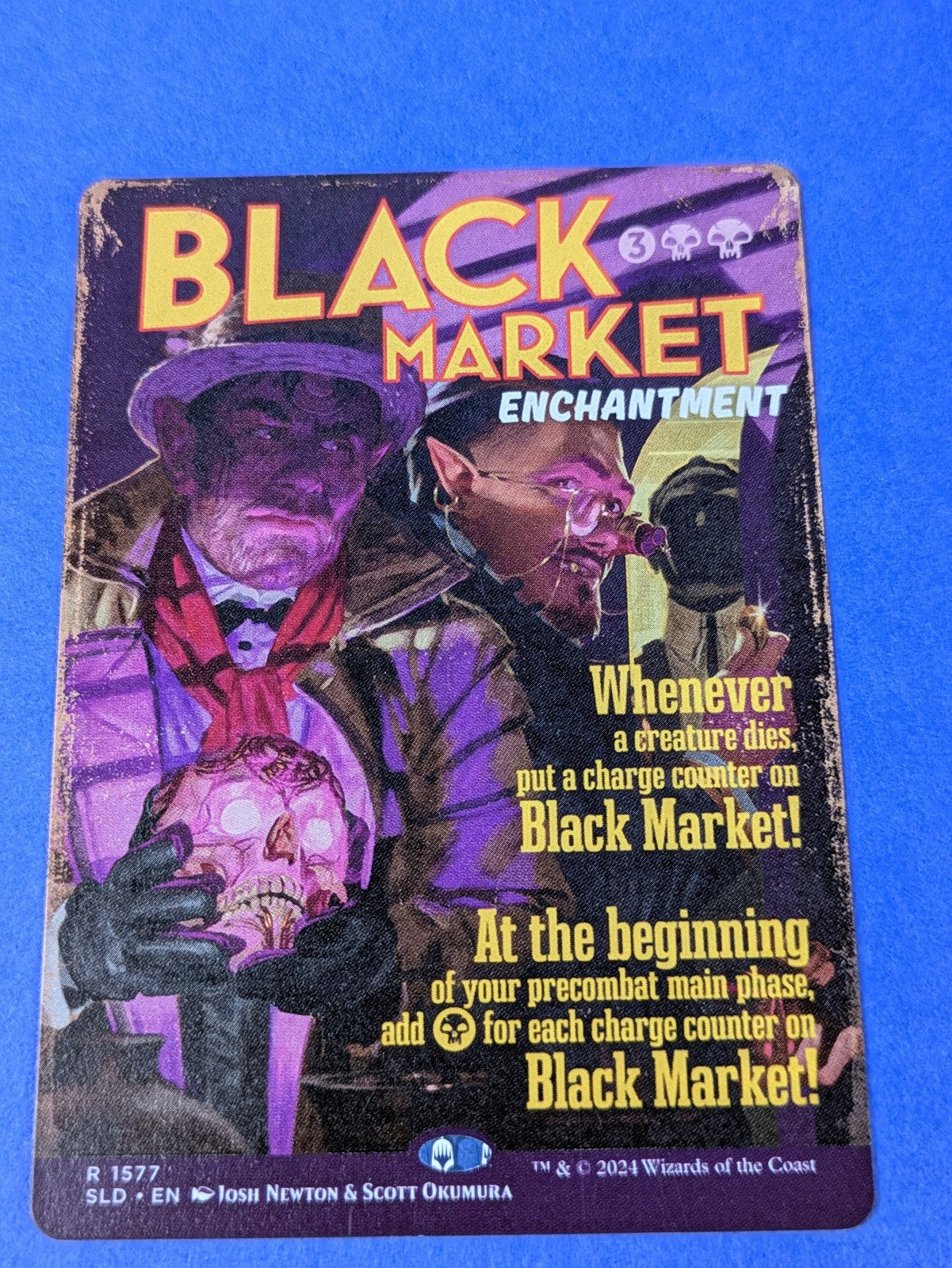 MTG Magic: Secret Lair Drop: Black Market - Hard-Boiled Thrillers #1577 Rare NM