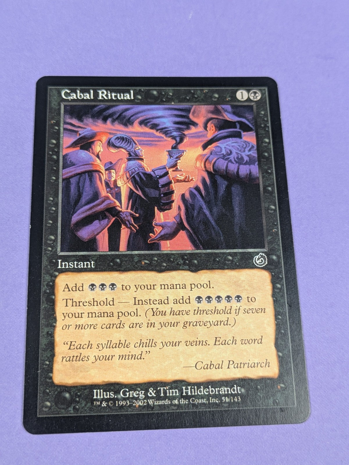 MTG Magic: Torment: Cabal Ritual #51/143 Common - NM