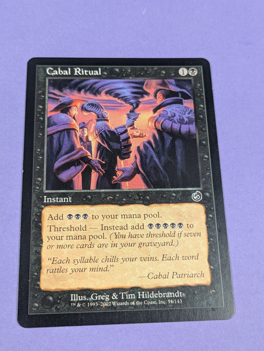 MTG Magic: Torment: Cabal Ritual #51/143 Common - NM