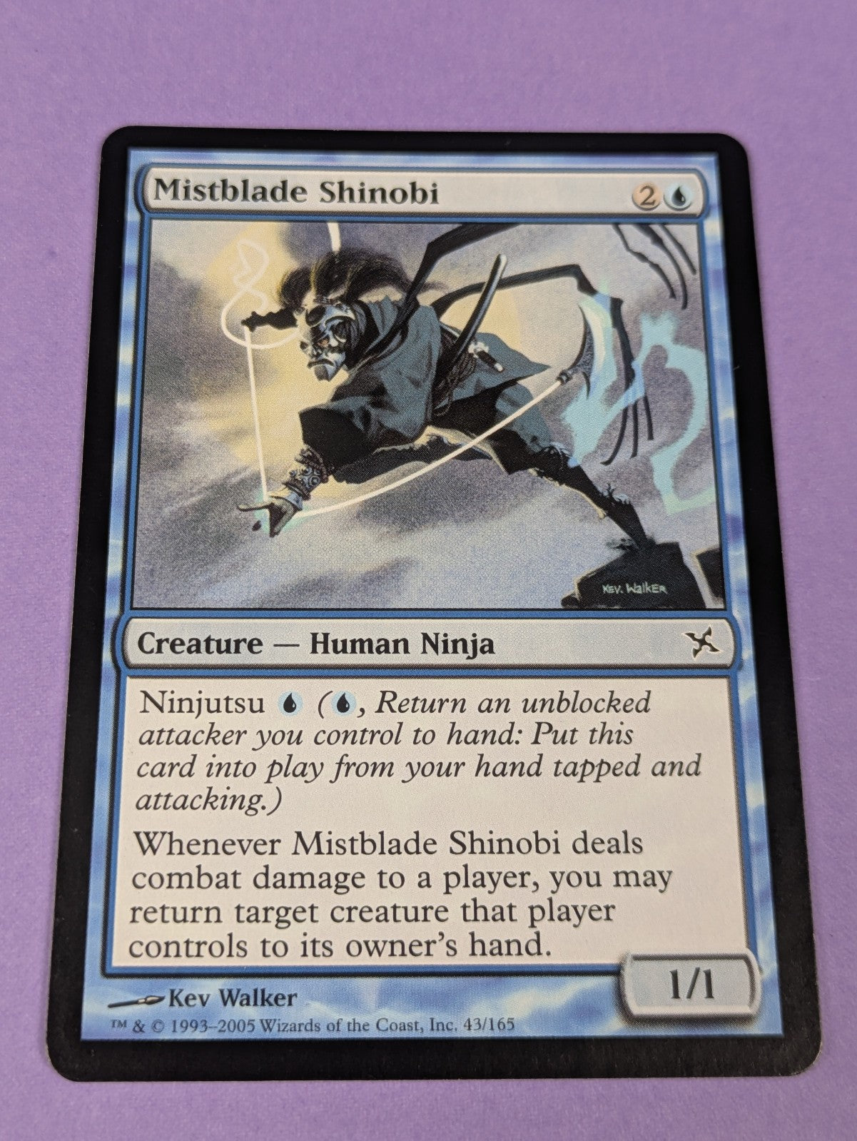 MTG Magic: Betrayers of Kamigawa: Mistblade Shinobi #43/165 Common - NM
