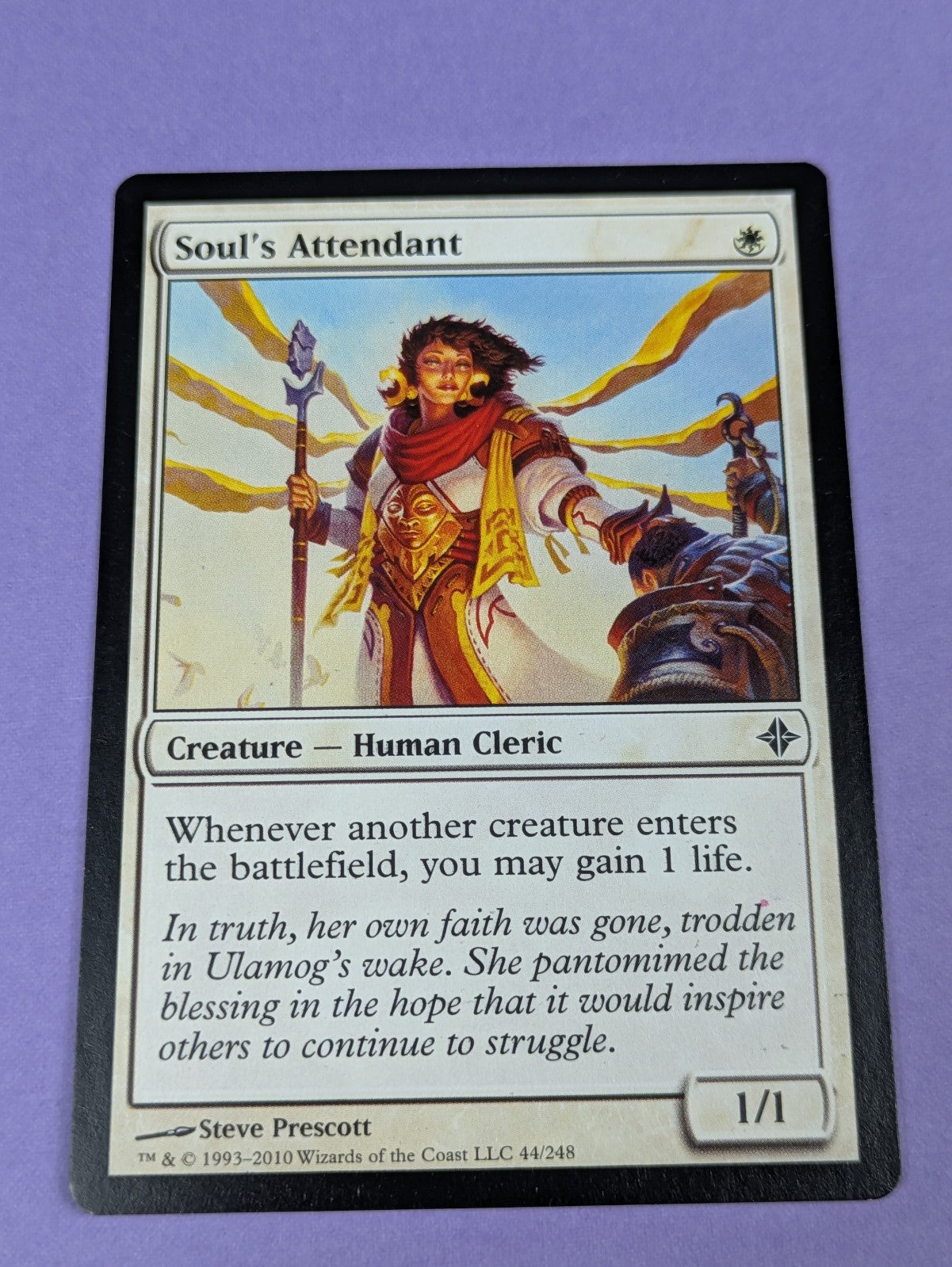 MTG Magic: Rise of the Eldrazi: Soul's Attendant #44/248 Common - NM
