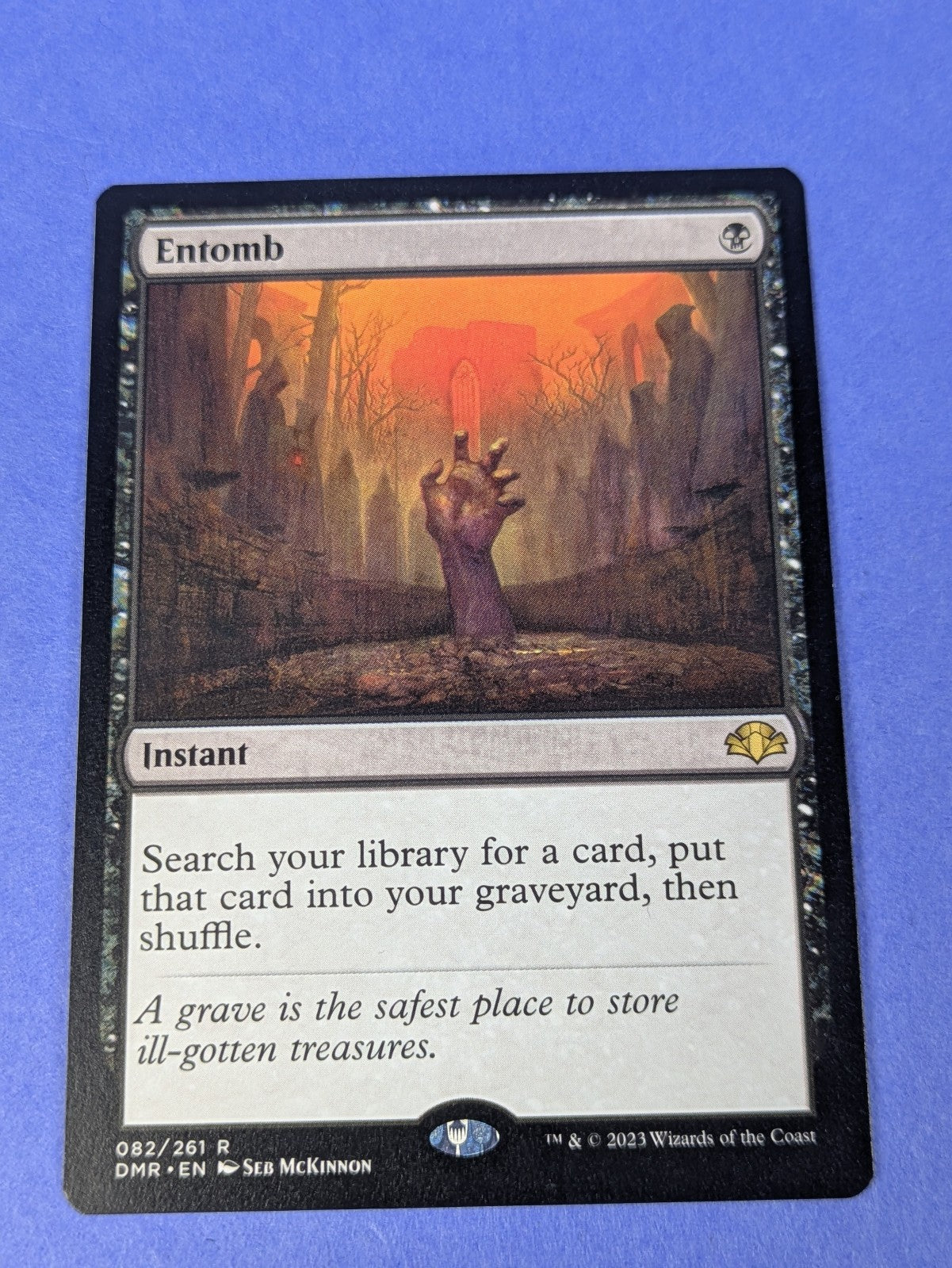 MTG Magic: Dominaria Remastered: Entomb #082/261 Rare - NM