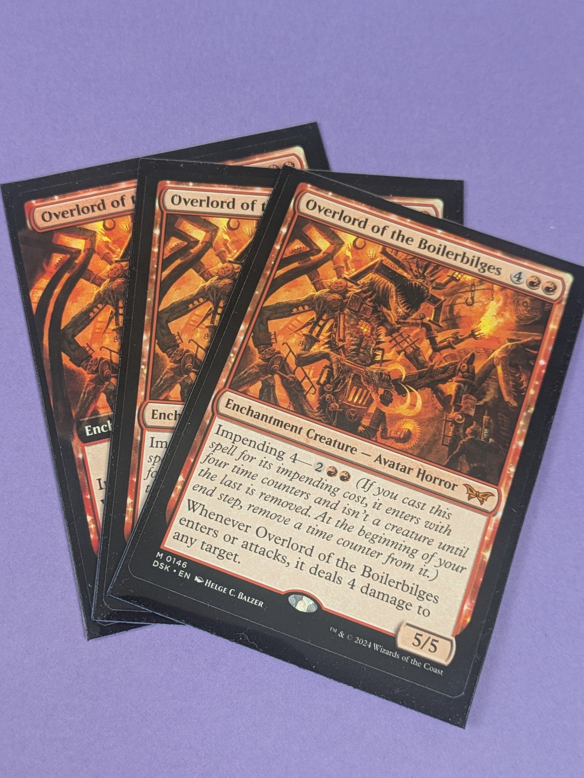 MTG: Duskmourn: House of Horror: Overlord of the Boilerbilges #0146 Mythic - NM