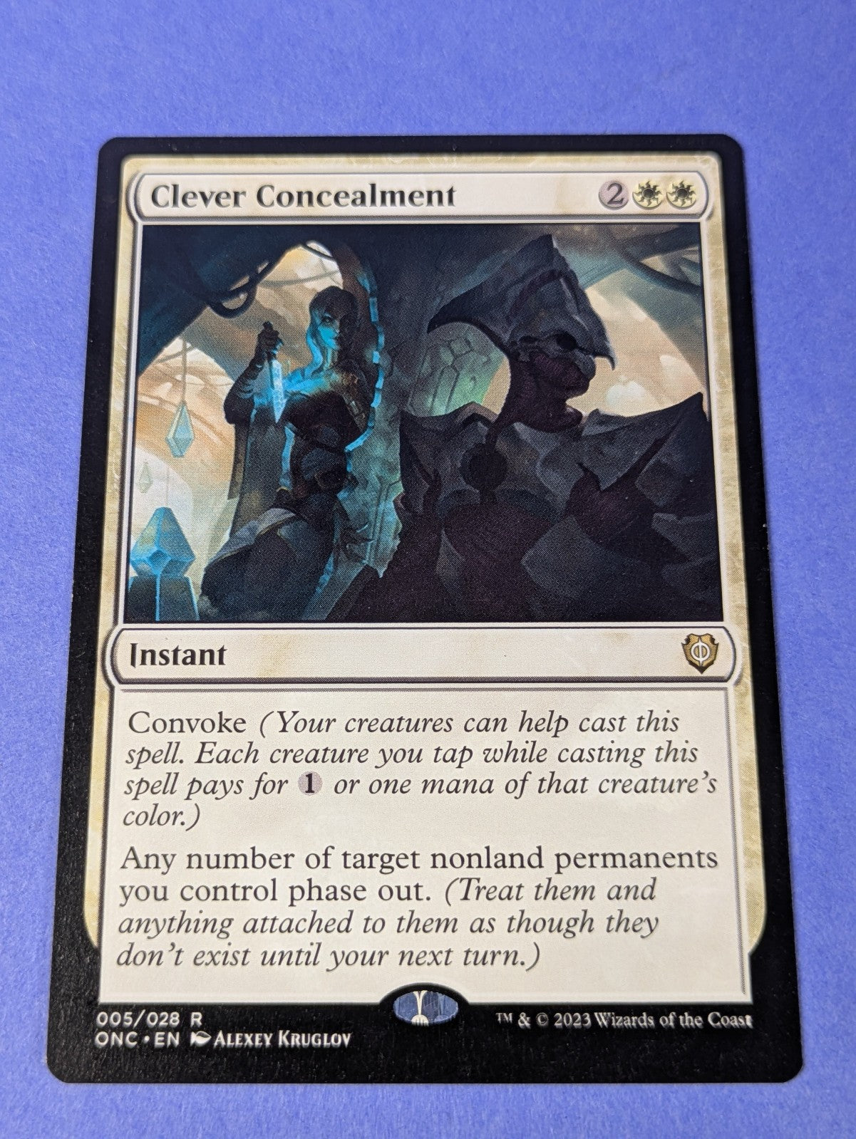 MTG: Phyrexia: All Will Be One Commander: Clever Concealment #005/028 Rare - LP