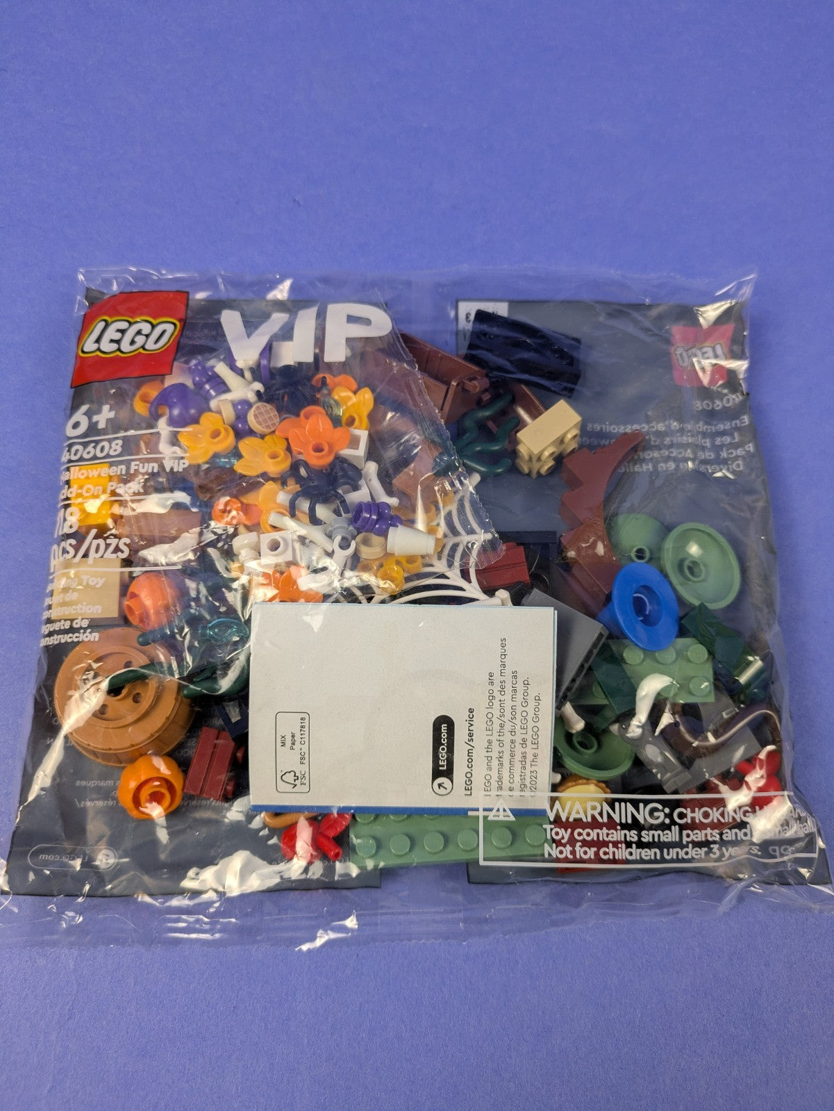 LEGO Seasonal Halloween Fun VIP Add-On Pack Polybag 40608