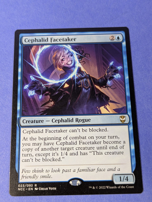 MTG: Streets of New Capenna: Commander: Cephalid Facetaker #023/093 Rare - LP