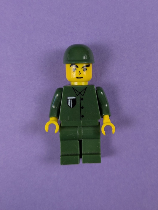Lego Minifigure: Green Army Man With Cap